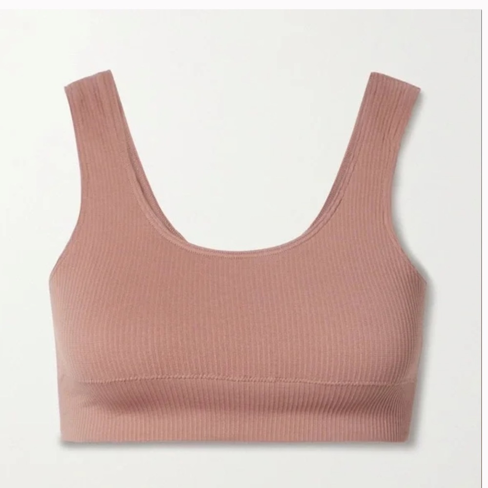 SKIMS ROSE CLAY Scoop-neck stretch-jersey bra - Picture 5 of 9